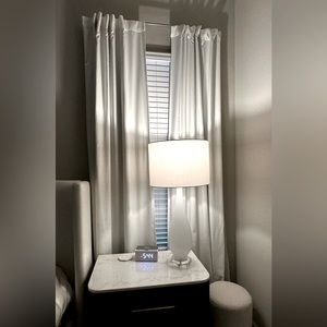 Pottery Barn Broadway Blackout Curtains - White